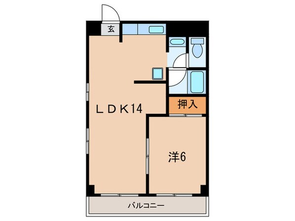 シティライフ多聞の物件間取画像